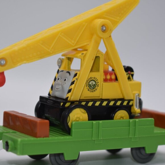 Thomas & Friends Kavin 2009 on Green Flatbed 2001 Plarail Railway Train TOMY - Picture 3 of 10